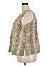 August Max Woman 100% Polyester Ivory Sleeveless Blouse Size 2X - photo 5