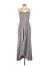 David's Bridal 100% Polyester Gray Cocktail Dress Size 12 - photo 1