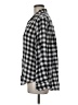 Grayson 100% Lyocell Checkered-gingham Gray Long Sleeve Blouse Size Med (3) - photo 5