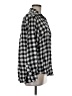 Grayson 100% Lyocell Checkered-gingham Gray Long Sleeve Blouse Size Med (3) - photo 4