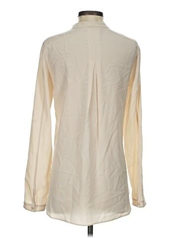 Akris Punto Long Sleeve Silk Top (view 2)