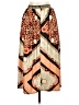 Unbranded Print Orange Casual Skirt Size L (estimated) - photo 2