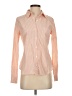 Forever 21 Plus 100% Baumwolle Stripes Orange Long Sleeve Button-Down Shirt Size S - photo 1