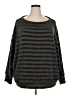 Jodifl Stripes Gray Pullover Sweater Size 2X (estimated) - photo 1