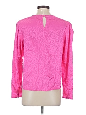 Aqua Long Sleeve Blouse (view 2)