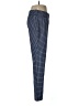 Lands' End Checkered-gingham Blue Dress Pants Size M - photo 4