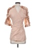 Kristinit 100% Cotton Tan 3/4 Sleeve Blouse Size XS - photo 1