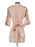 Kristinit 100% Cotton Tan 3/4 Sleeve Blouse Size XS - photo 2