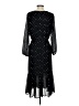 Point Sur 100% Polyester Stars Black Cocktail Dress Size 4 - photo 2