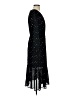 Point Sur 100% Polyester Stars Black Cocktail Dress Size 4 - photo 4