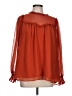 Torrid 100% Polyester Red Long Sleeve Blouse Size Lg Plus (0) - photo 1