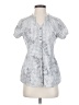 ExOfficio Silver Gray Short Sleeve Blouse Size XS - photo 1