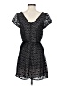 Trixxi 100% Polyester Argyle Black Casual Dress Size 3 - photo 2