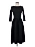ASOS Solid Black Casual Dress Size 4 - photo 1