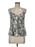 Express Outlet 100% Polyester Silver Sleeveless Blouse Size M - photo 1