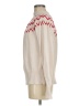 Ann Taylor LOFT Outlet 100% Cotton Chevron-herringbone Tan Pullover Sweater Size M - photo 5