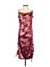 Shein 100% Polyester Burgundy Cocktail Dress Size 2 - photo 1