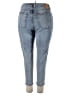 Divided by H&M Solid Blue Jeans Size 18 - photo 2