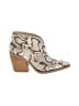 Vince Camuto Animal Print Ivory Brown Ankle Boots Size 8 - photo 1