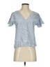 Madewell 100% Cotton Blue Short Sleeve Blouse Size XXS - photo 1