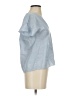 Madewell 100% Cotton Blue Short Sleeve Blouse Size XXS - photo 4