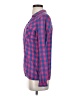 Bershka Plaid Pink Long Sleeve Blouse Size S - photo 5