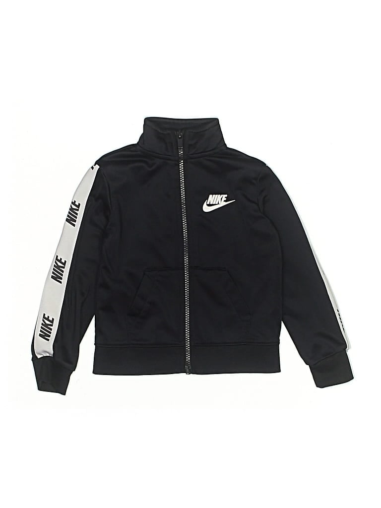 Pre-owned Nike Kids' Track Jacket In Black