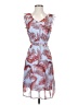CAbi 100% Polyester Print Blue Cocktail Dress Size XS - photo 1