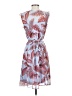 CAbi 100% Polyester Print Blue Cocktail Dress Size XS - photo 2