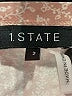 1.State 100% Viscose Metallic Silver Formal Skirt Size 2 - photo 4