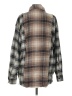 BDG 100% Cotton Plaid Gray Brown Long Sleeve Blouse Size XS - photo 2