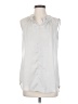 CAbi Ivory Sleeveless Button-Down Shirt Size S - photo 1