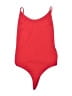 Shein Solid Red One Piece Swimsuit Size 6 - photo 2