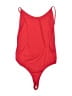 Shein Solid Red One Piece Swimsuit Size 6 - photo 1