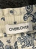 OVERLOVER 100% Cotton Print Blue Casual Pants Size M - photo 6