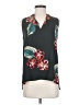 Ann Taylor LOFT 100% Polyester Gray Sleeveless Blouse Size XS - photo 1