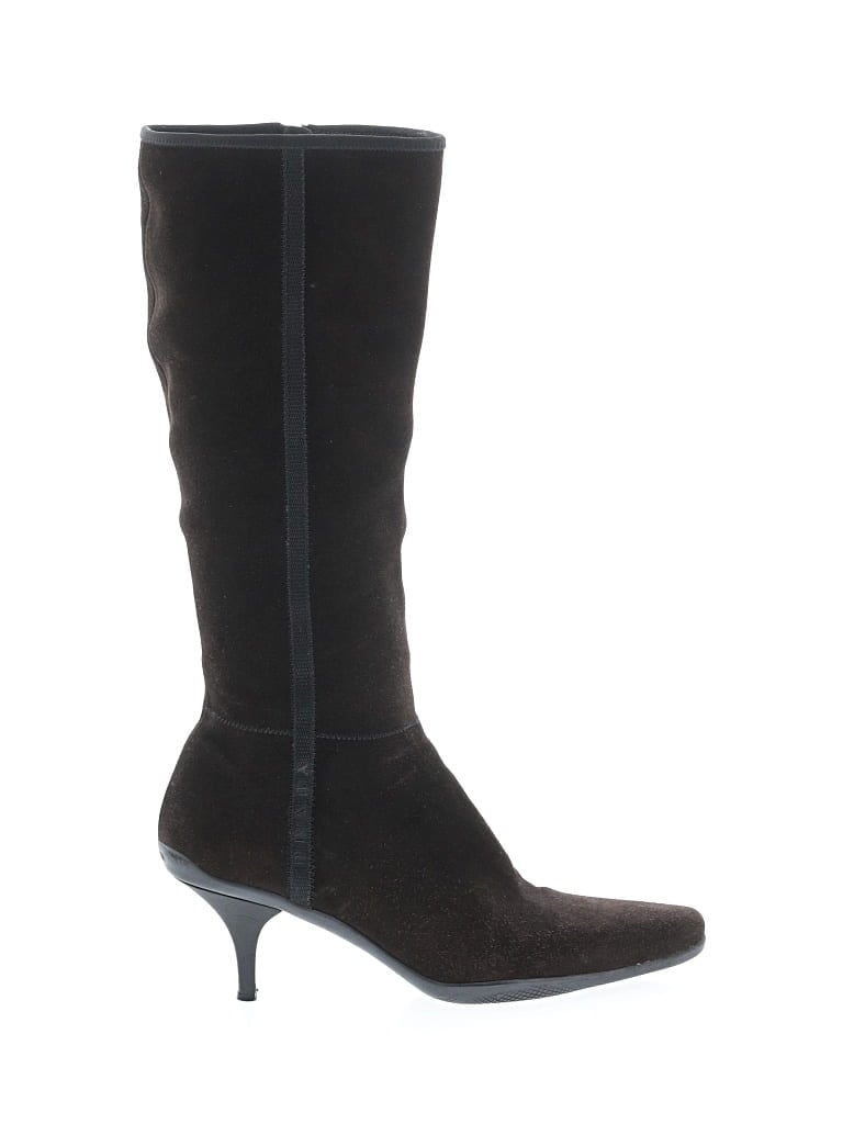 Pre-owned Prada Boots In Brown