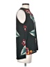 Ann Taylor LOFT 100% Polyester Gray Sleeveless Blouse Size XS - photo 4