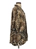 Céline 100% Viscose Animal Print Brown Tan Short Sleeve Blouse Size EU 36 / US 6 - photo 4