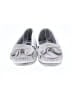 Minnetonka 100% Leather Silver White Flats Size 6 1/2 - photo 2