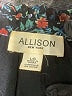 Allison 100% Polyester Black Long Sleeve Blouse Size L - photo 7