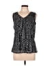 Chico's 100% Polyester Black Tank Top Size Lg (2) - photo 1