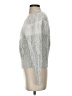 White House Black Market Jacquard Fair Isle Silver Pullover Sweater Size XS - photo 5