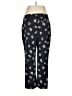 Talbots Print Black Casual Pants Size 16 - photo 2
