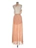 Lucy Paris 100% Polyester Tan Cocktail Dress Size M - photo 2