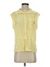 Unbranded Yellow Sleeveless Button-Down Shirt Size M - photo 1