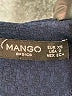 Mango Chevron-herringbone Blue Casual Dress Size 2 - photo 7