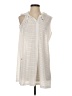 J Valdi 100% Polyester Ivory Vest Size S - photo 1