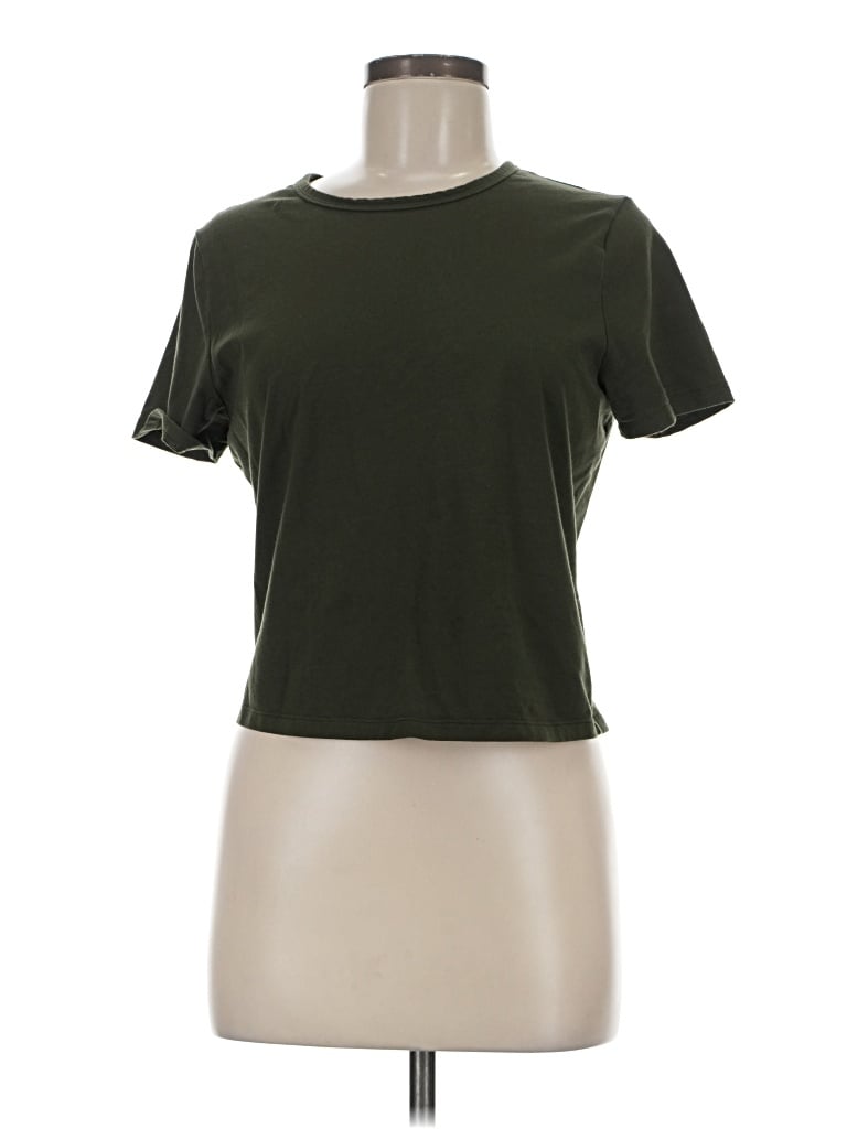 Pre-owned Athleta Short Sleeve T-shirt In Green