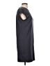 Brunello Cucinelli Solid Gray Blue Casual Dress Size L - photo 4
